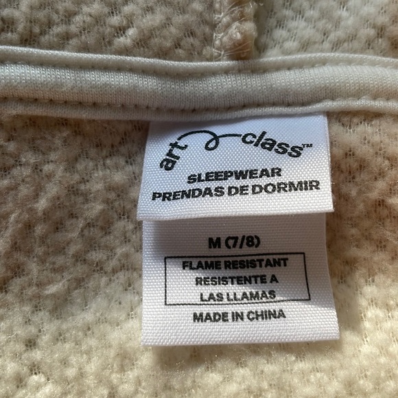 Sleepwear set, art class brand, white and cream coloring. - Picture 6 of 8